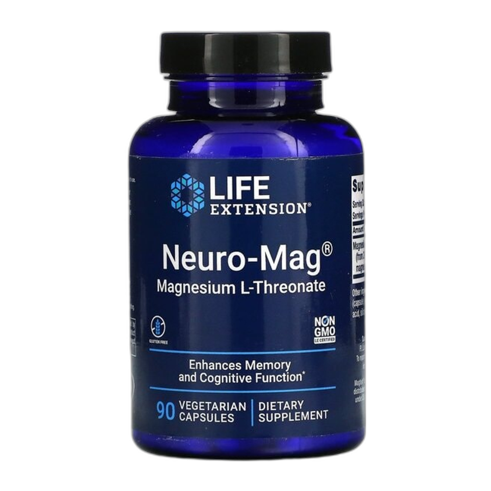Life Extension Neuro-Mag Magnesium L-Threonate - 90 vcaps