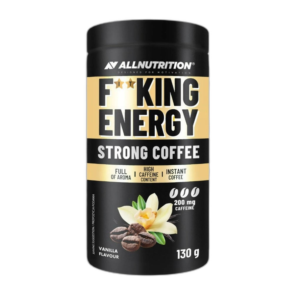 Allnutrition Fitking Energy Strong Coffee, Vanilla - 130g