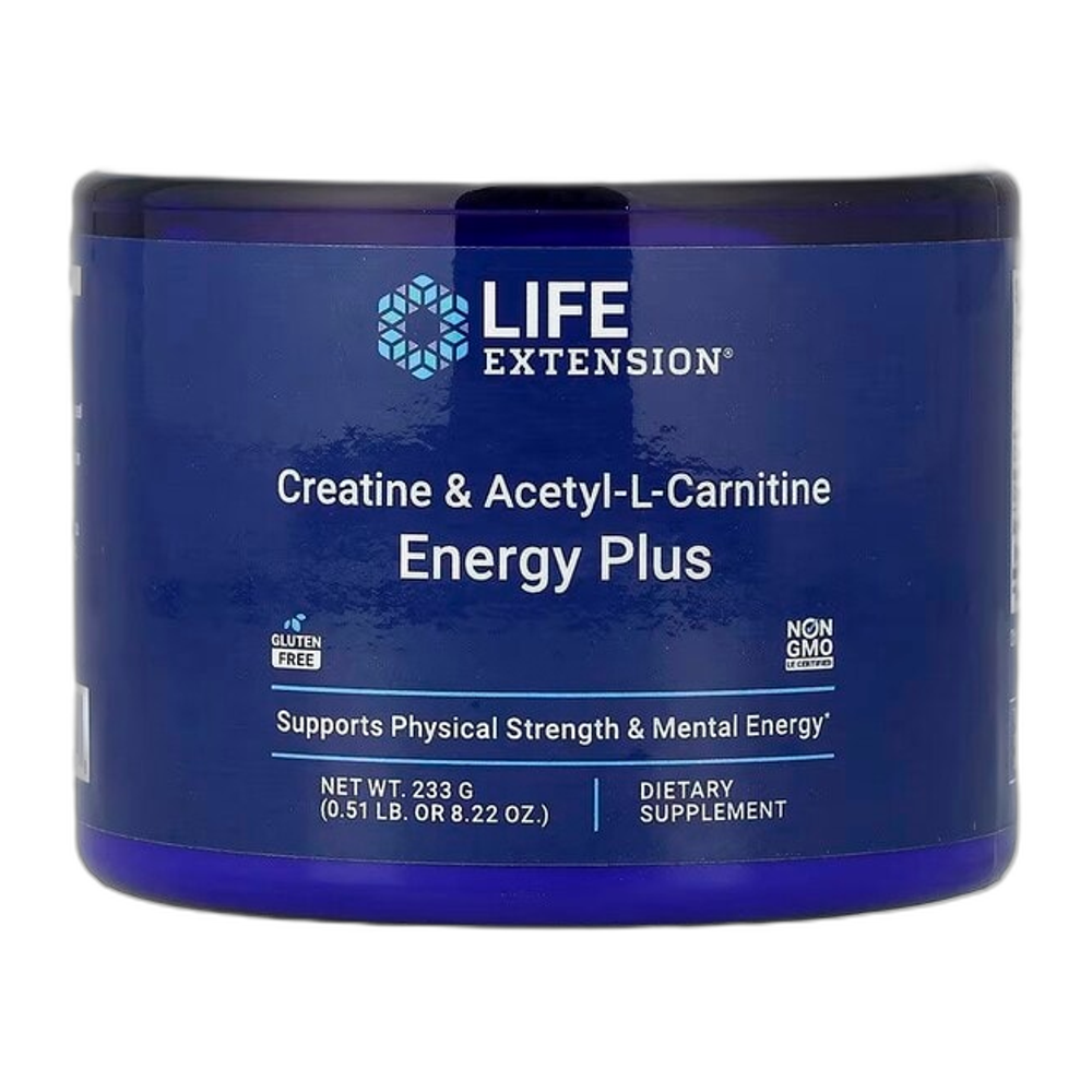 Life Extension Creatine & Acetyl-L-Carnitine Energy Plus - 233g