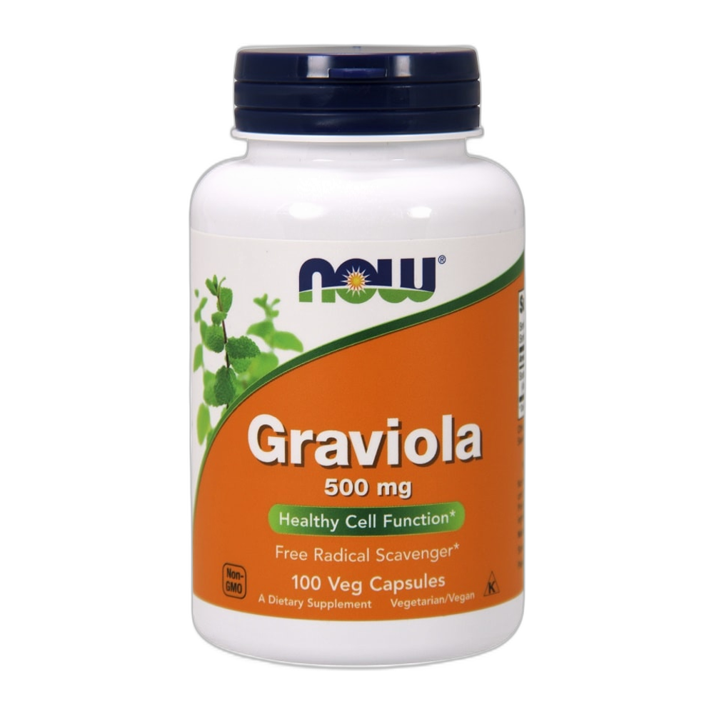 NOW Foods Graviola, 500mg - 100 vcaps