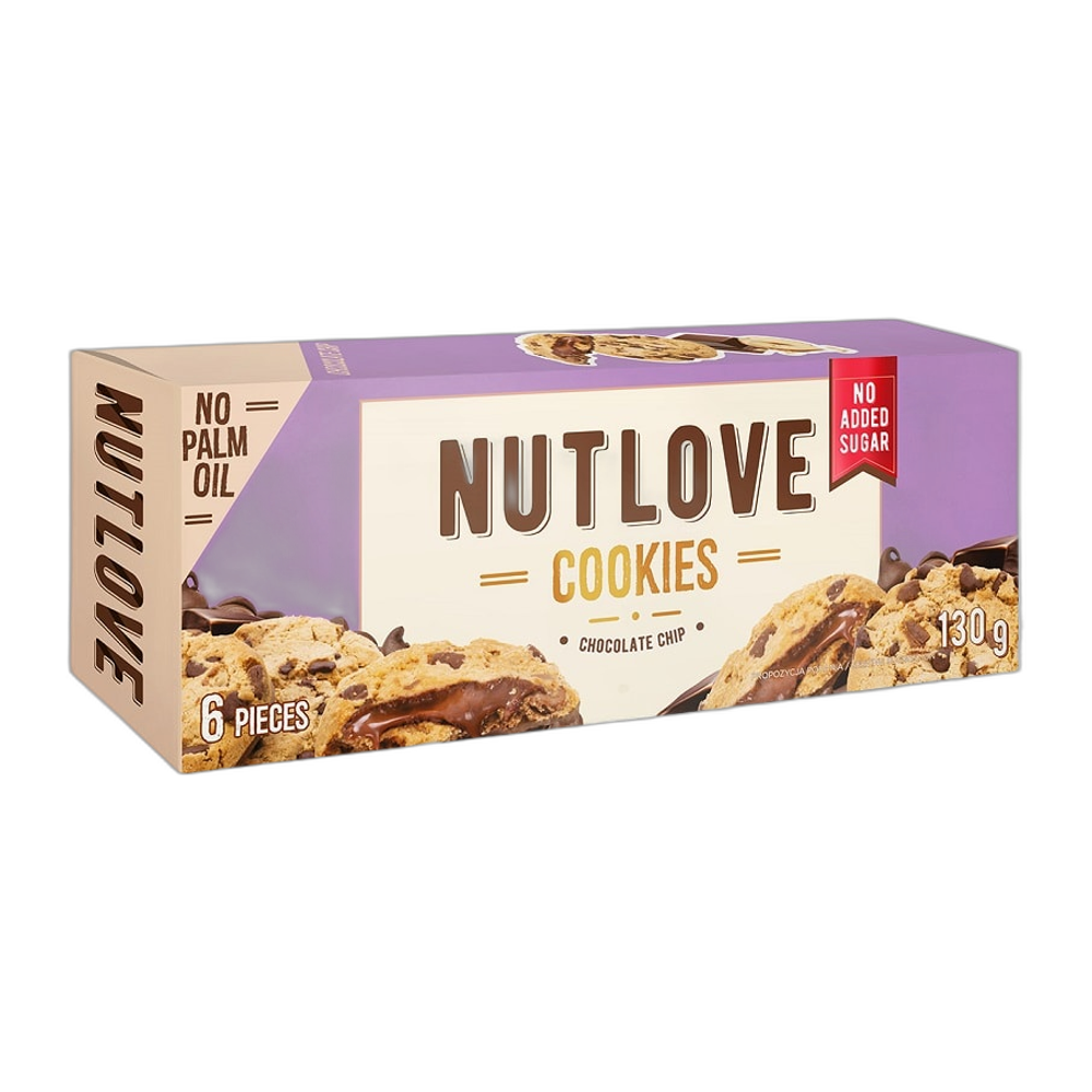 Allnutrition Nutlove Cookies, Chocolate Chip - 6 cookies