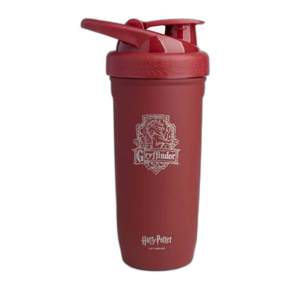 SmartShake Harry Potter Collection Stainless Steel Shaker, Gryffindor - 900 ml.