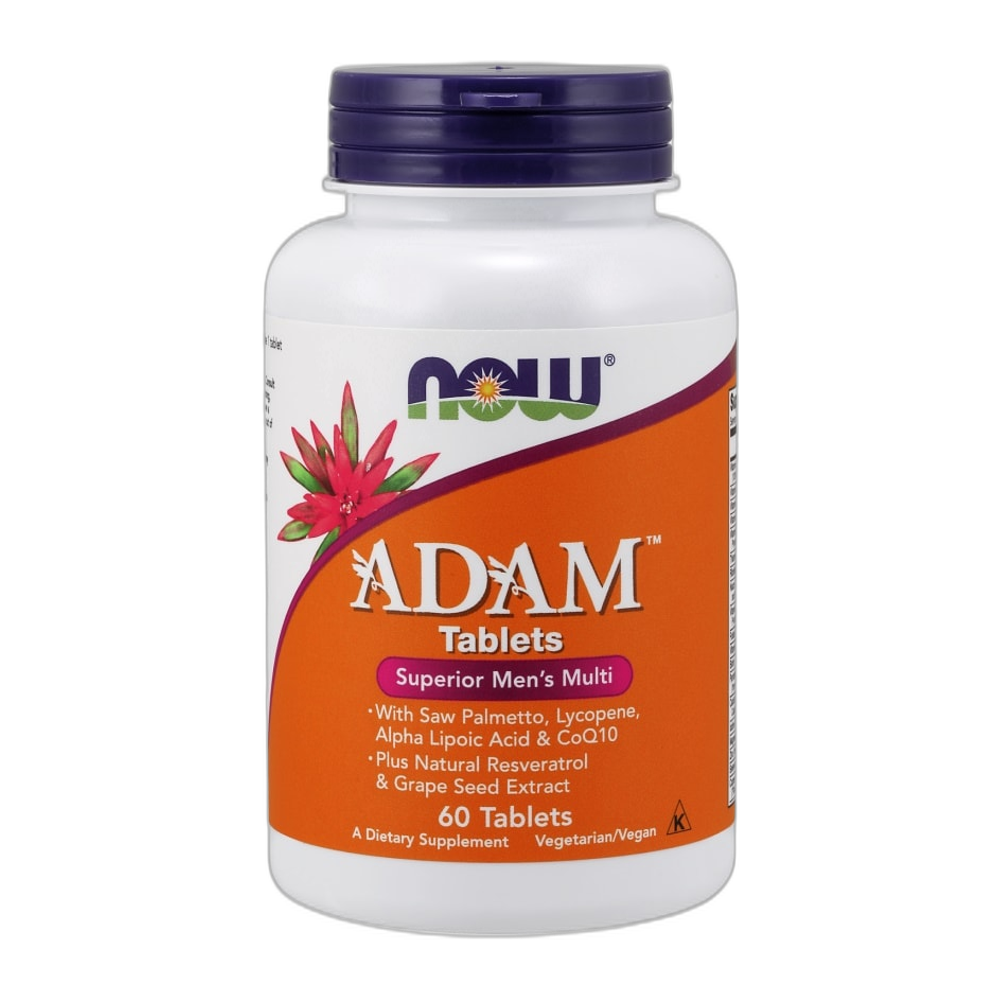 NOW Foods ADAM Multi-Vitamin for Men - 60 tablets