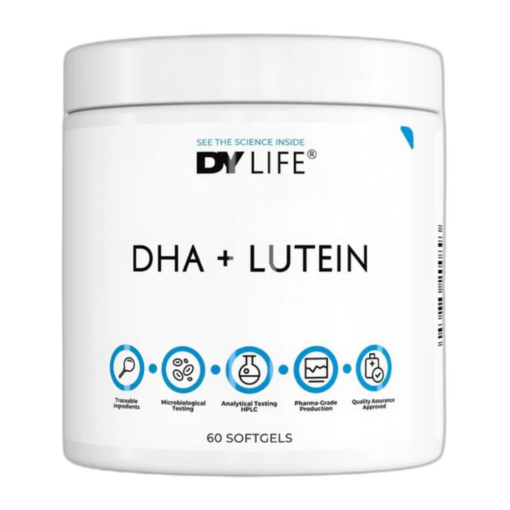 Dorian Yates DY LIFE DHA + Lutein - 60 softgels