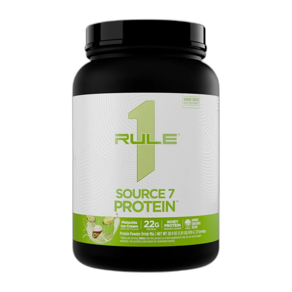 Rule One Source7 Protein, Pistachio Ice Cream - 819g