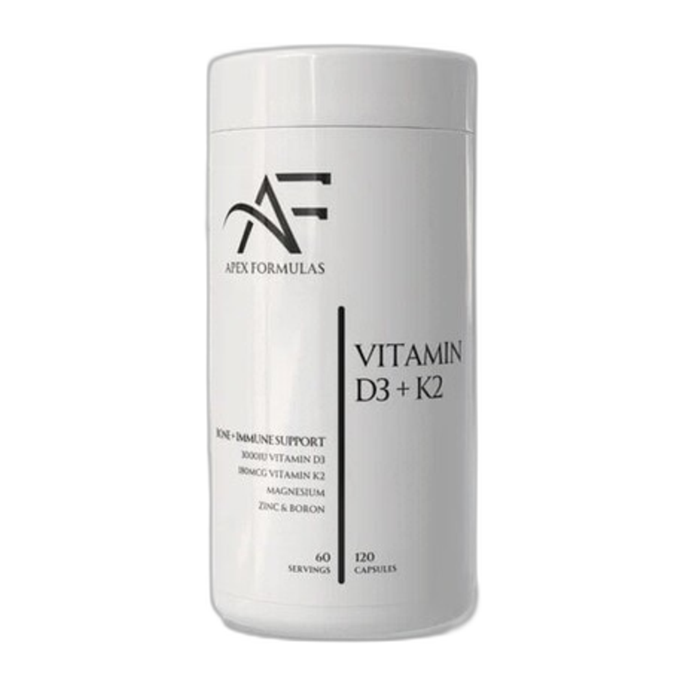 Apex Formulas Vitamin D3+K2 - 120 caps