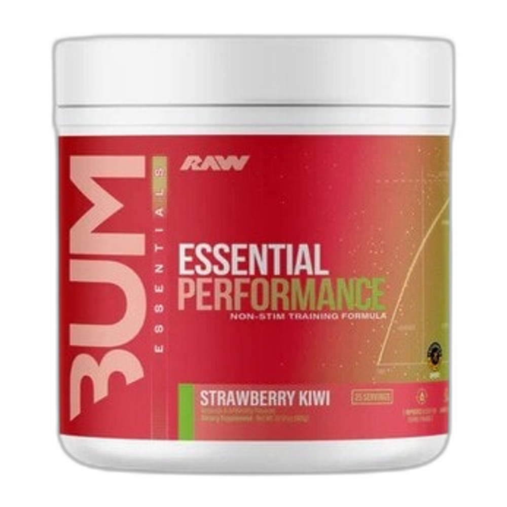 Raw Nutrition Bum Essential Performance, Strawberry Kiwi - 610g