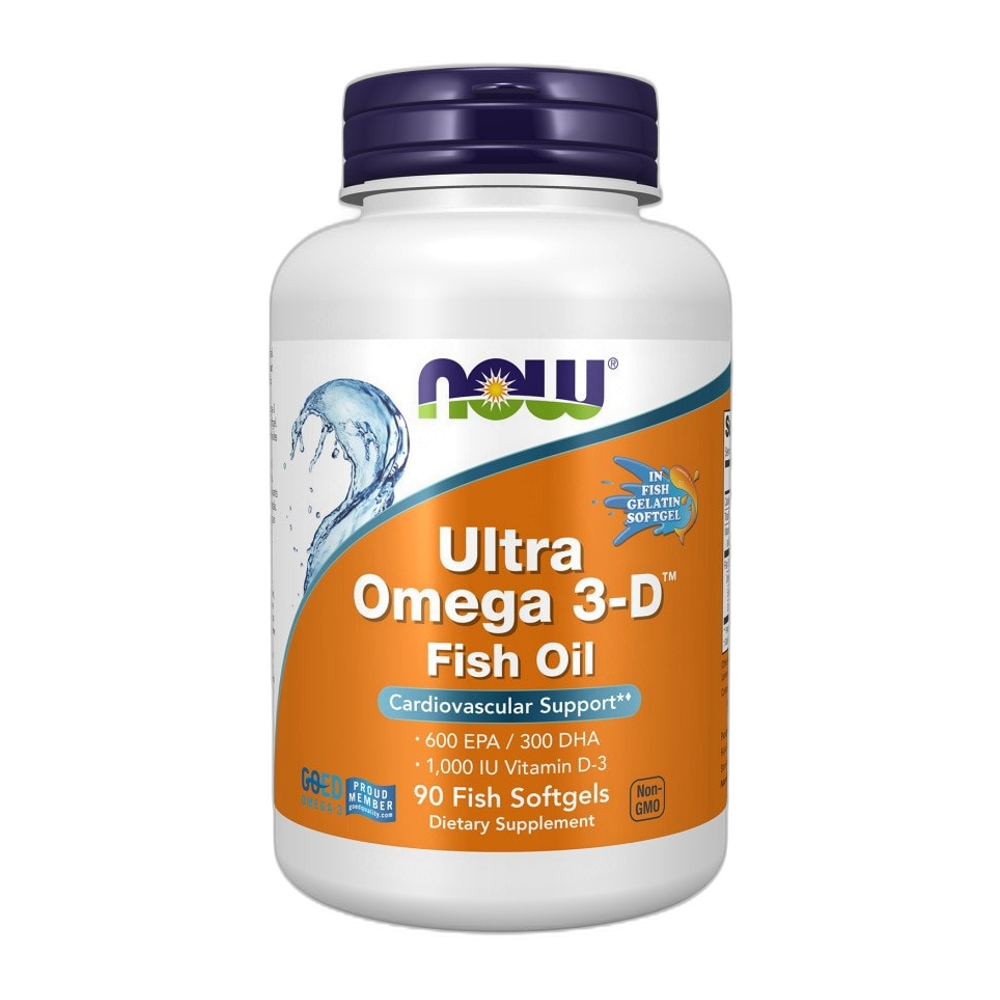 NOW Foods Ultra Omega 3-D Fish Oil - 90 softgels