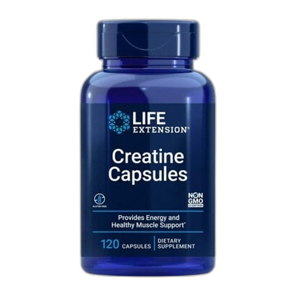 Life Extension Creatine Capsules - 120 caps