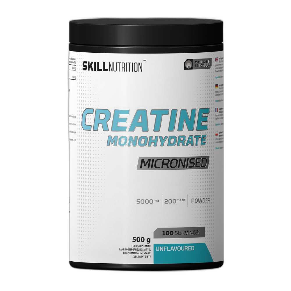 Skill Nutrition Micronised Creatine Monohydrate Unflavoured - 500g