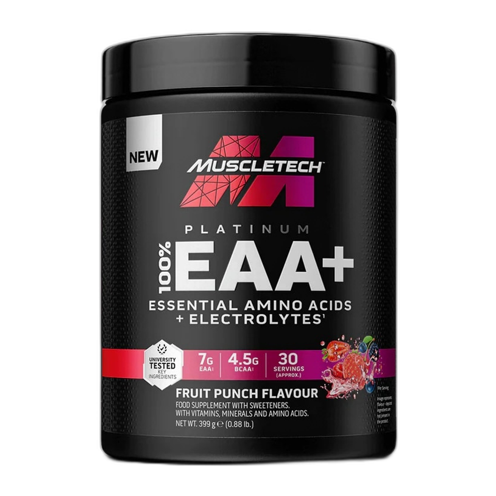 MuscleTech Platinum 100% EAA+, Fruit Punch - 399g