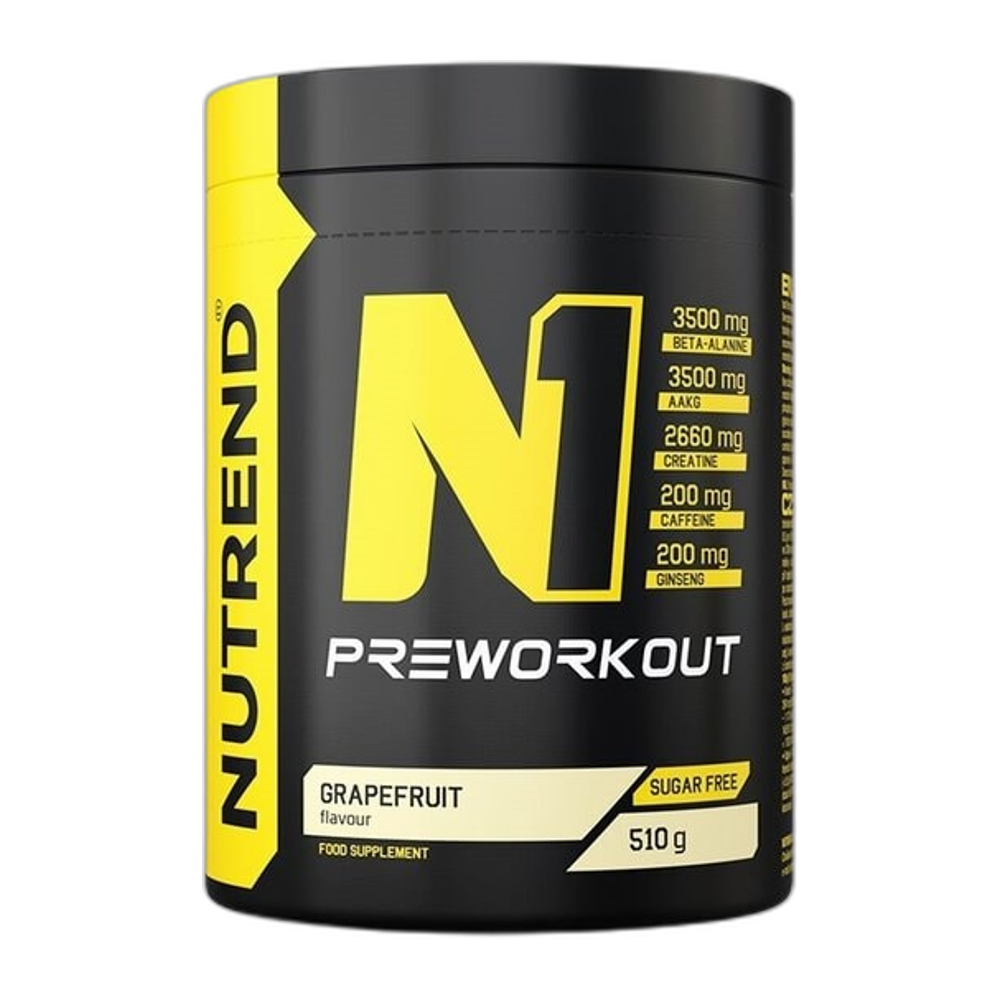 Nutrend N1 Pre-Workout, Grapefruit - 510g