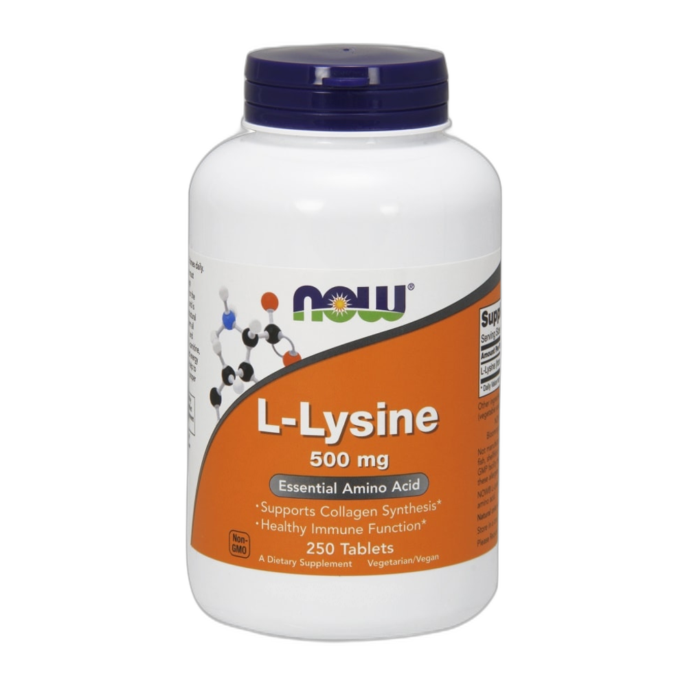 NOW Foods L-Lysine, 1000mg - 250 tabs